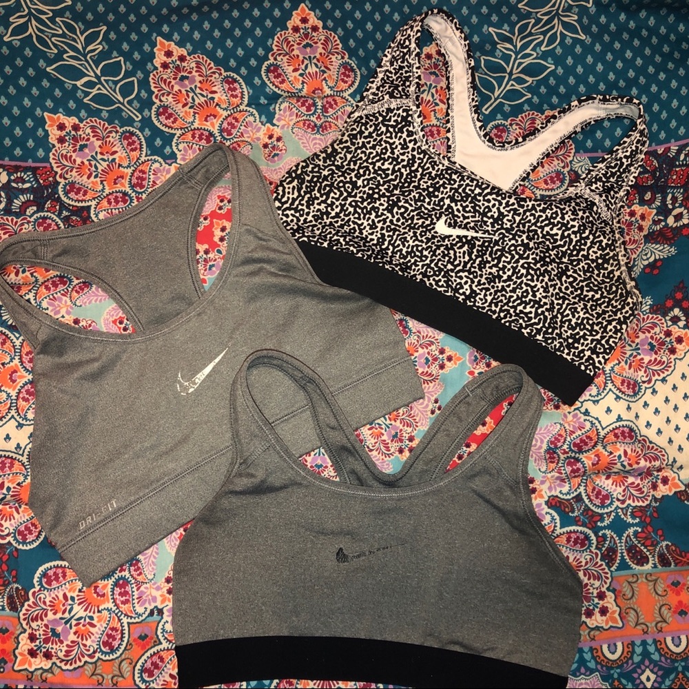 bundle of 3 nike sports bras